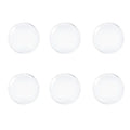Clear Silicone Door Knob Wall Protector Pads — Self-Adhesive Bumper Stickers to Prevent Wall Damage (6 Pack)